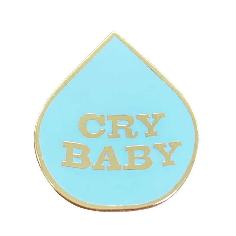 Melanie Martinez Enamel Pins Custom Keychain Tape 'CRY BABY' Singer Brooches Luxury Copper Lapel Badges Cartoon Jewelry Gift