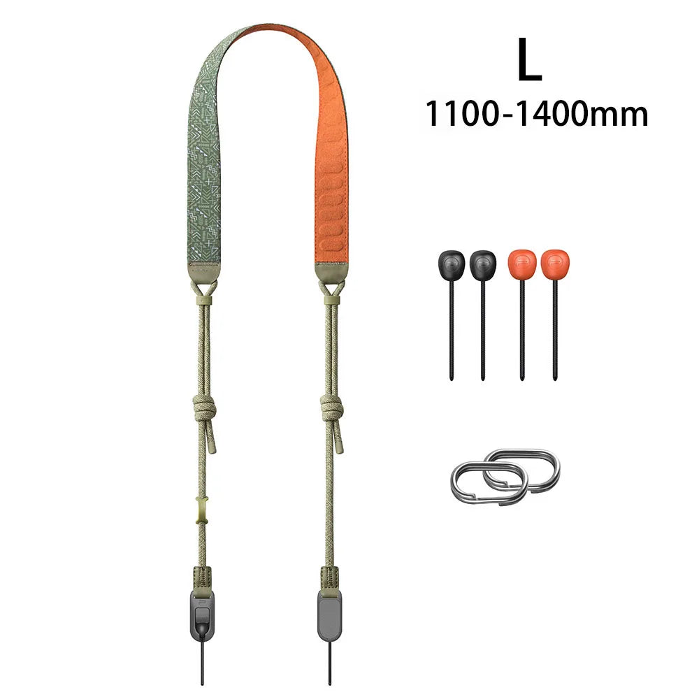 PGYTECH Camera Shoulder Strap Air Basic Version Artistic Version 950-1400mm With Quick Beads Strap Adapters For Action Camera