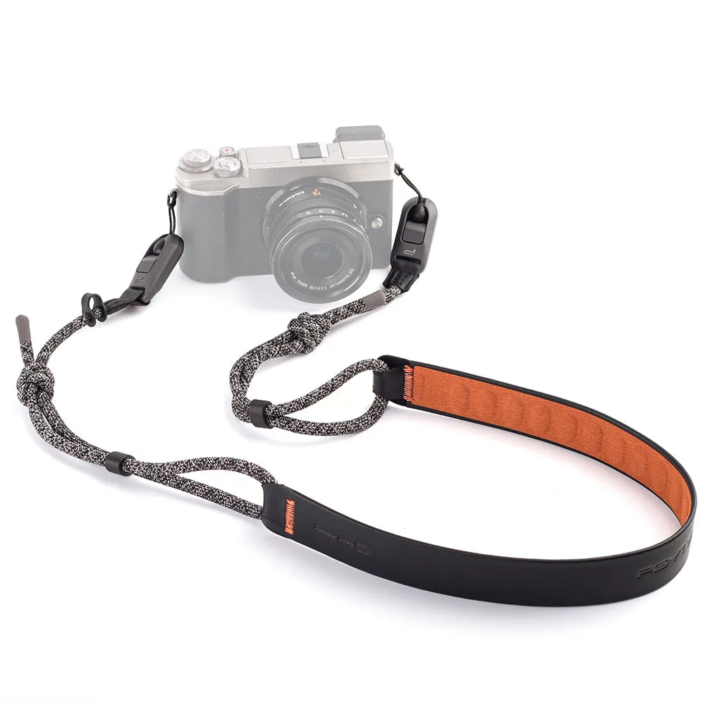 PGYTECH Camera Shoulder Strap Air Basic Version Artistic Version 950-1400mm With Quick Beads Strap Adapters For Action Camera